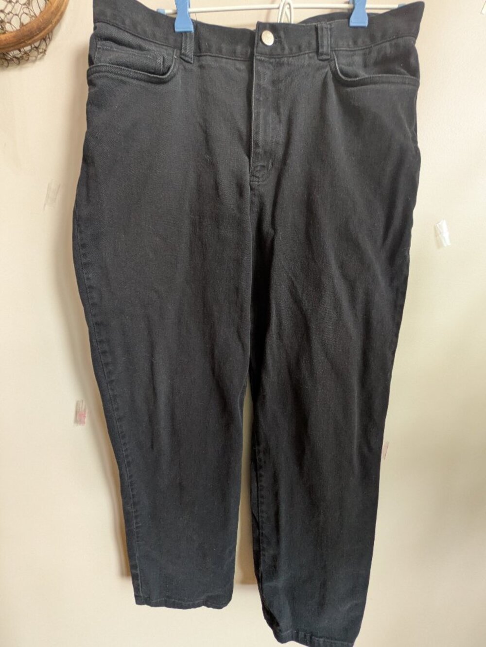 Jones New York signature black jeans cotton, lyrca, spandex #771